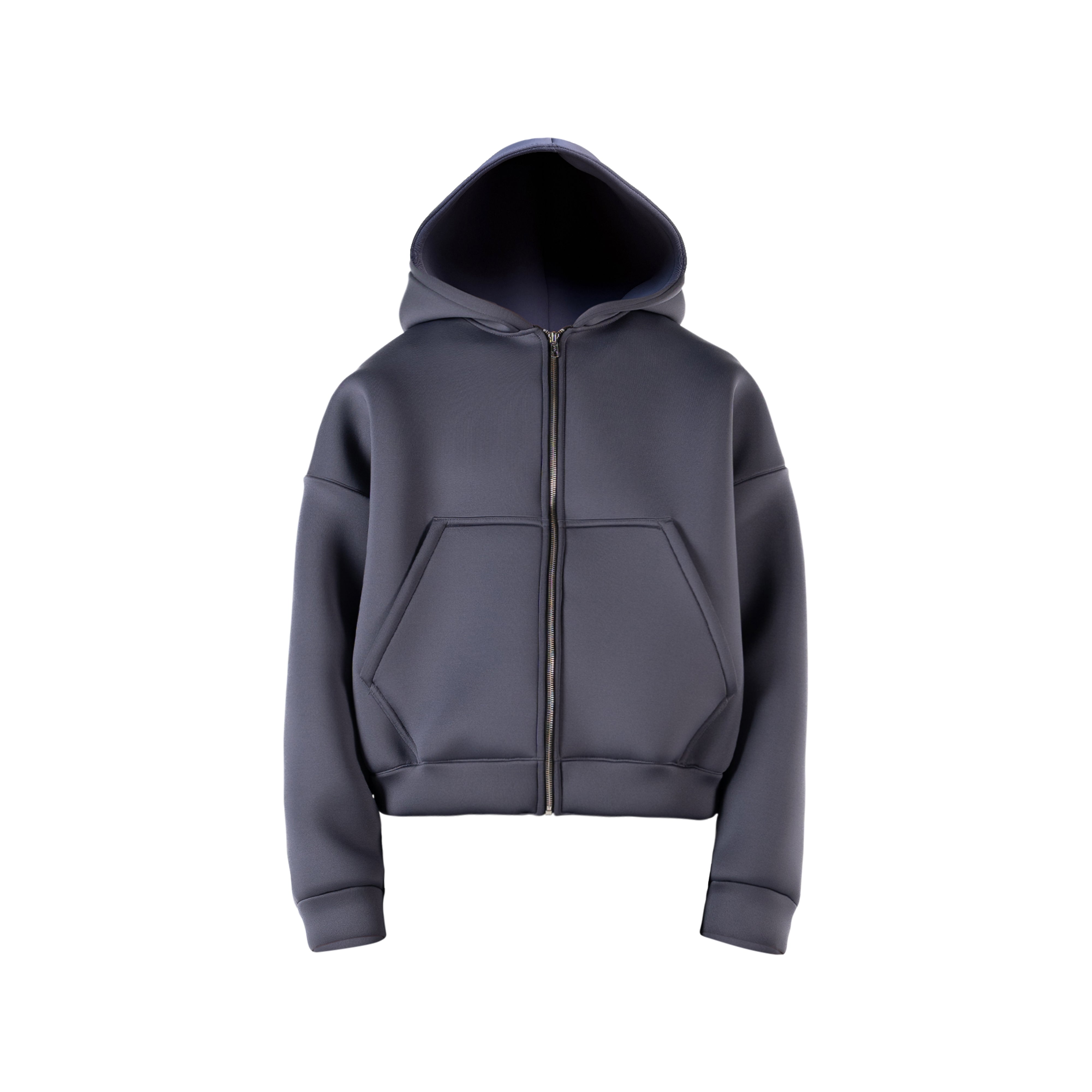 Neopren Zip Hoodie