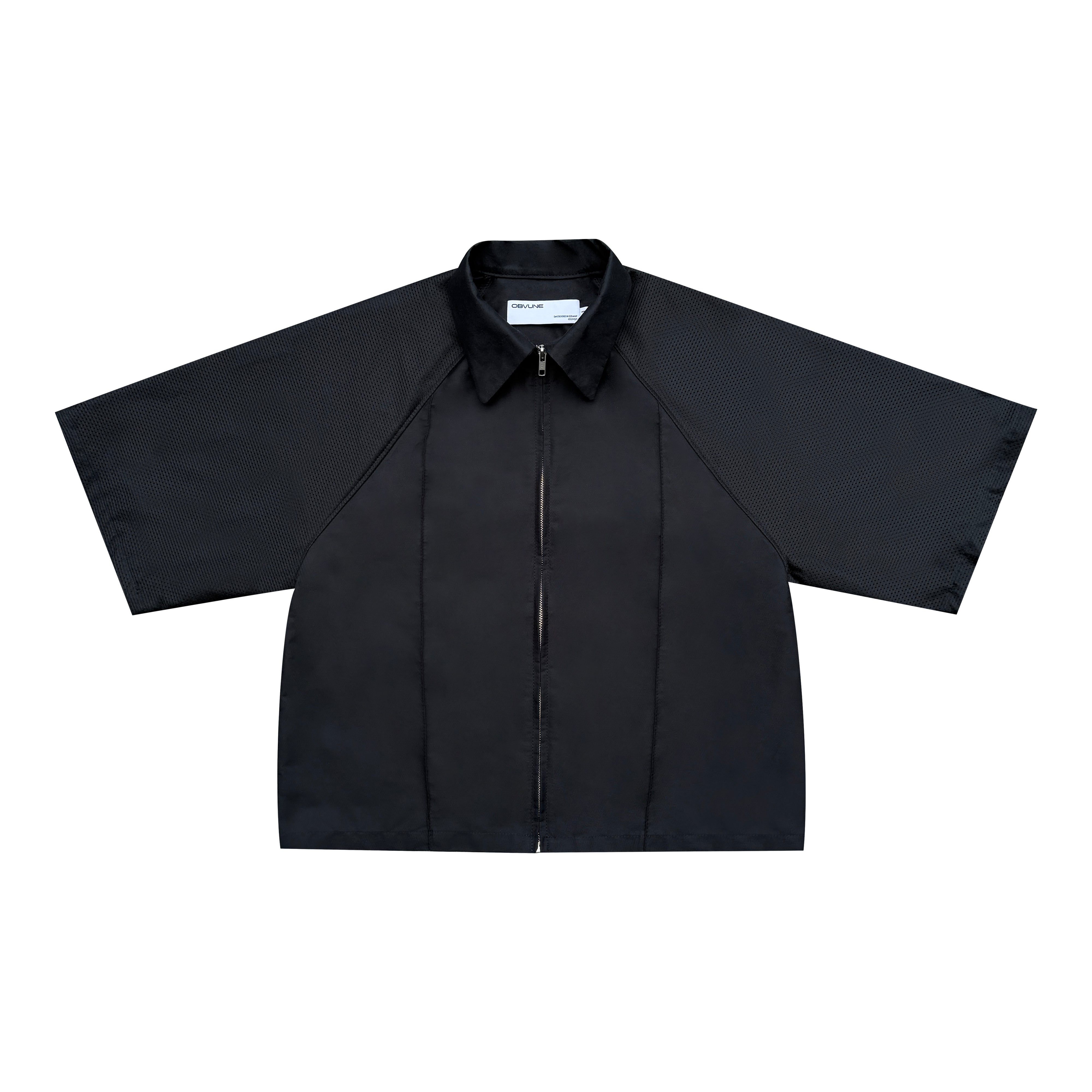 Cotton-Mesh Shirt