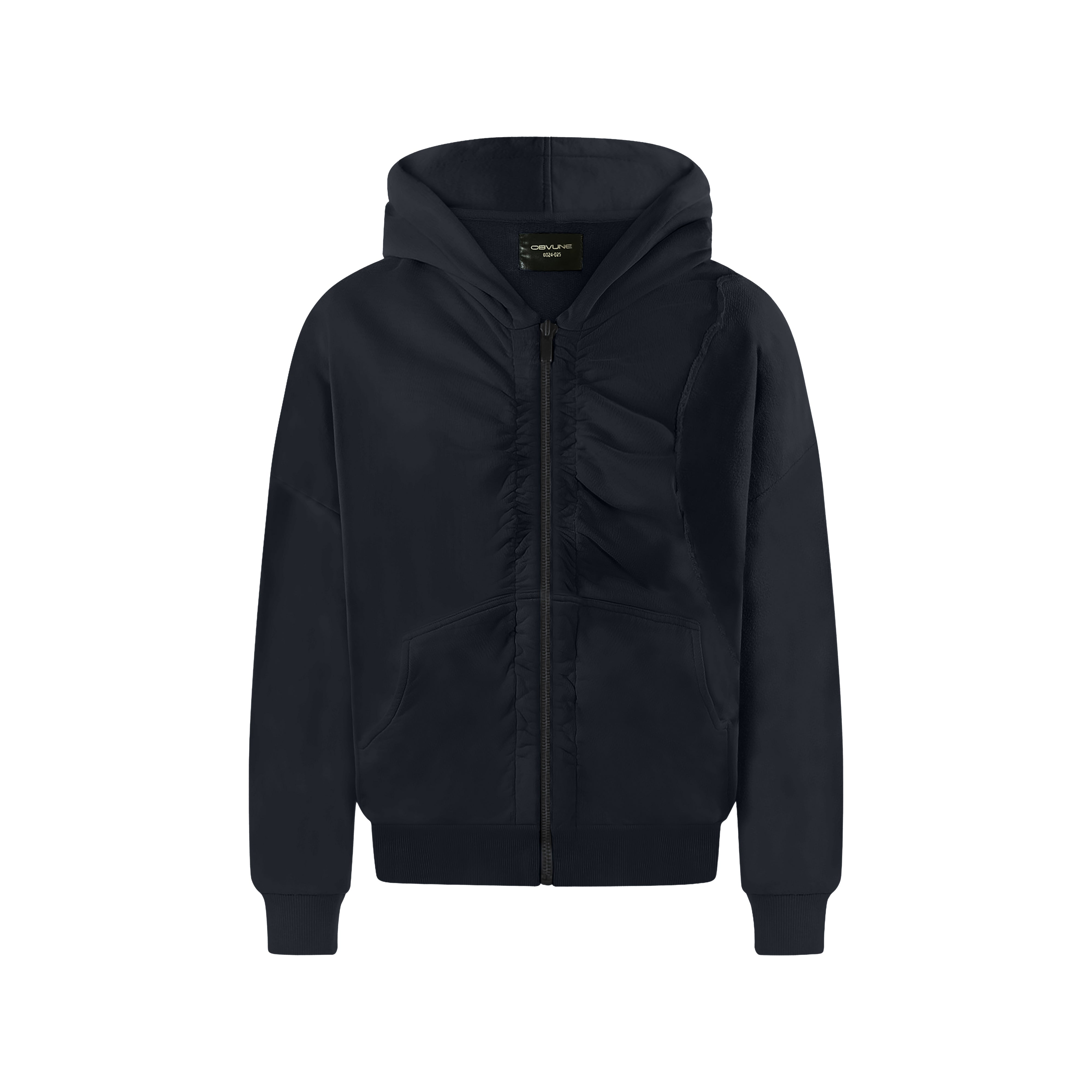 Neopren Zip Hoodie