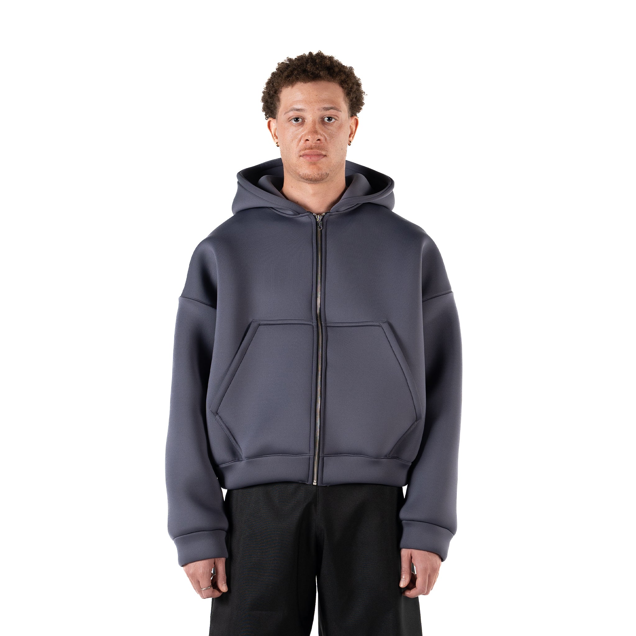 Neopren Zip Hoodie